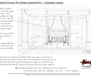 15 - Sicharan.png 15- sketch design open fireplace copper canopy Design sketch open fire canopy and fire basket