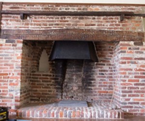 Anniverasry Inglenook Thatch before 1 Original inglenook fireplace - BEFORE
