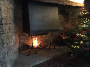 Custom-Made Canopies (Twin Canopy for a renovated pub with thatch) -Camelot Real Fires