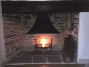 Custom-Made Canopies (Large Steel Canopy) Designed by Camelot Real Fires